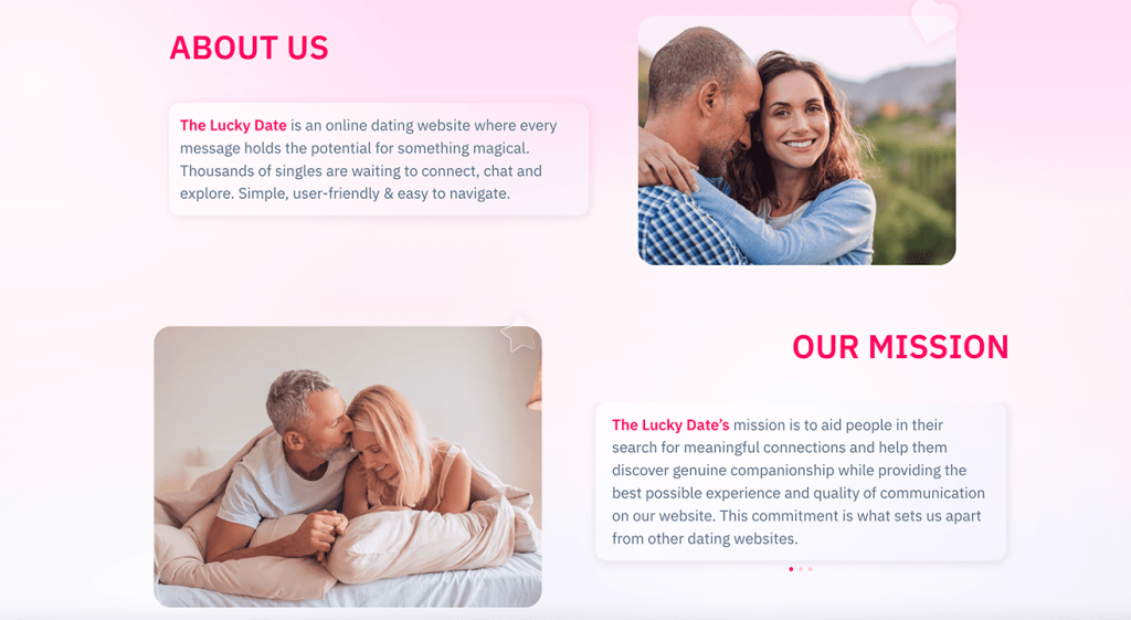 What is The Lucky Date and its mission