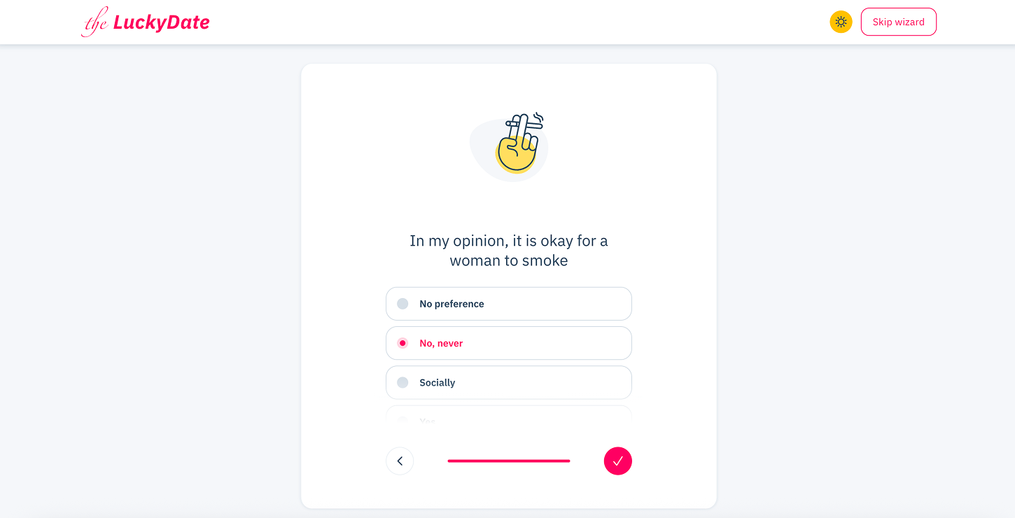 Attitude toward smoking