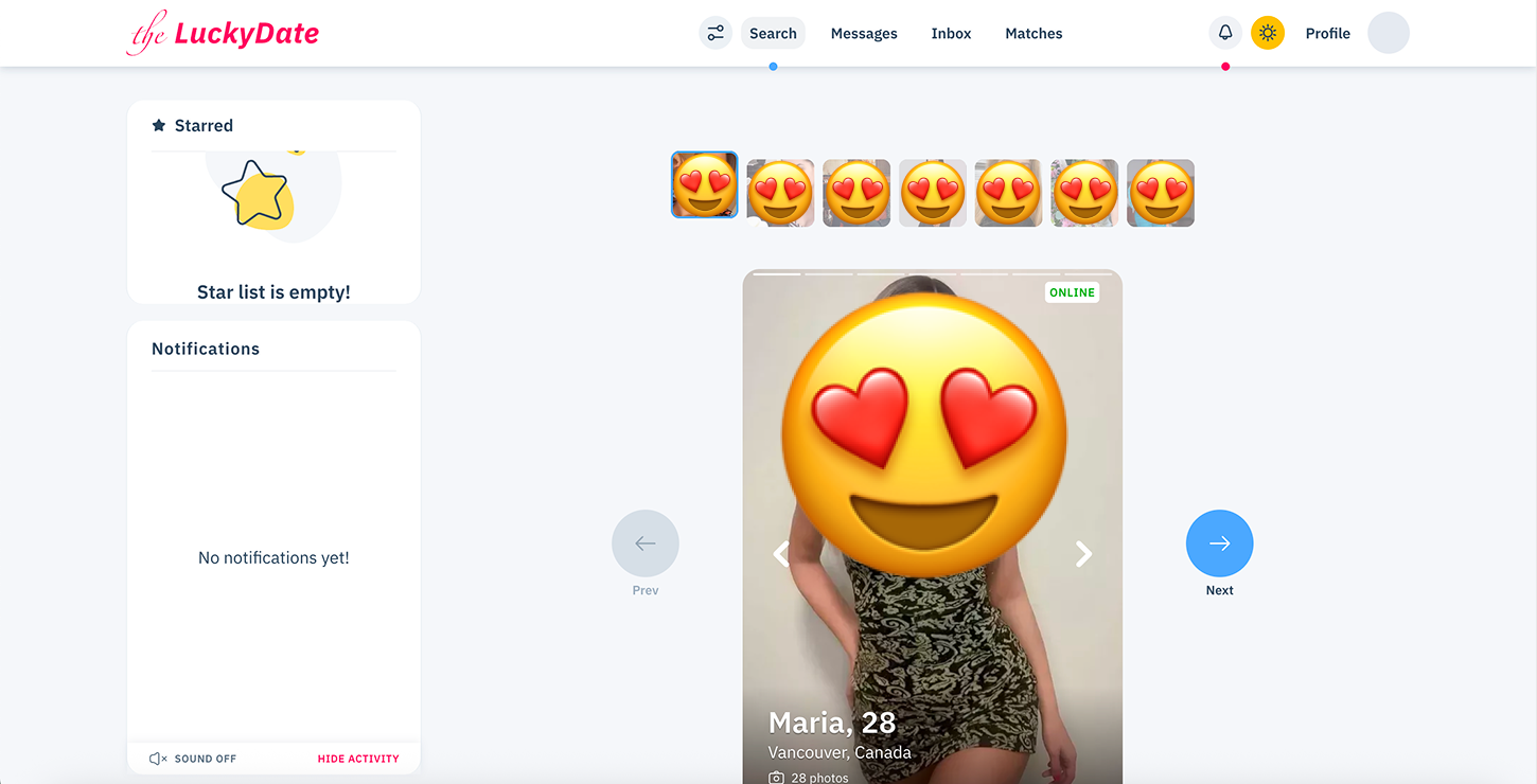 https theluckydate com search page